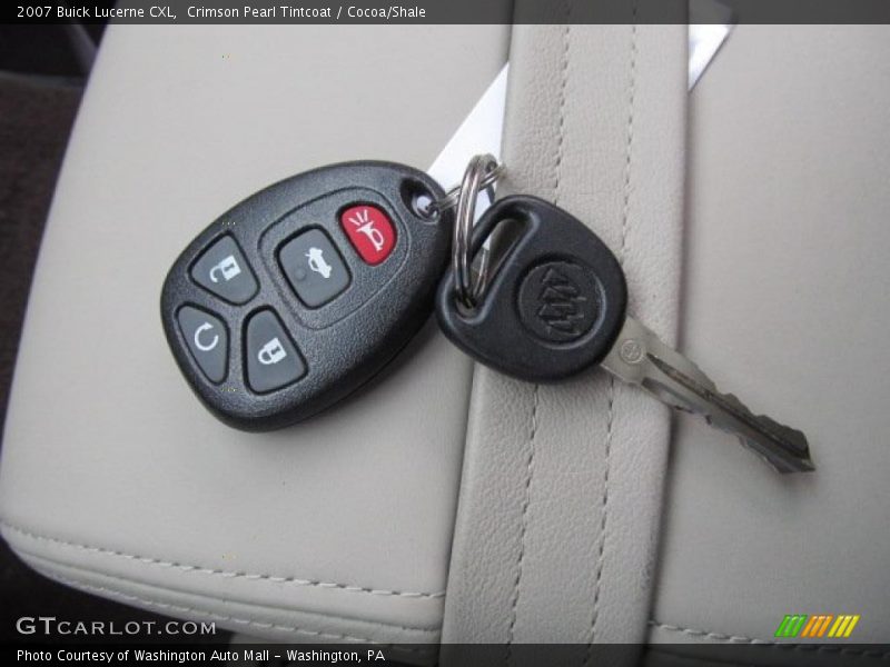 Crimson Pearl Tintcoat / Cocoa/Shale 2007 Buick Lucerne CXL