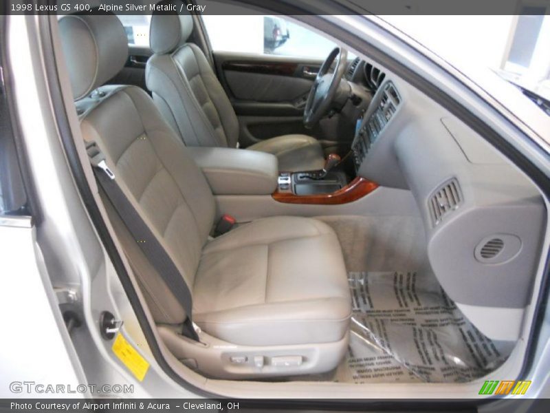 Alpine Silver Metalic / Gray 1998 Lexus GS 400