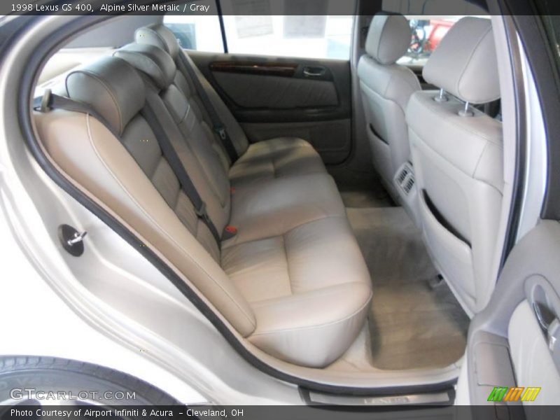 Alpine Silver Metalic / Gray 1998 Lexus GS 400