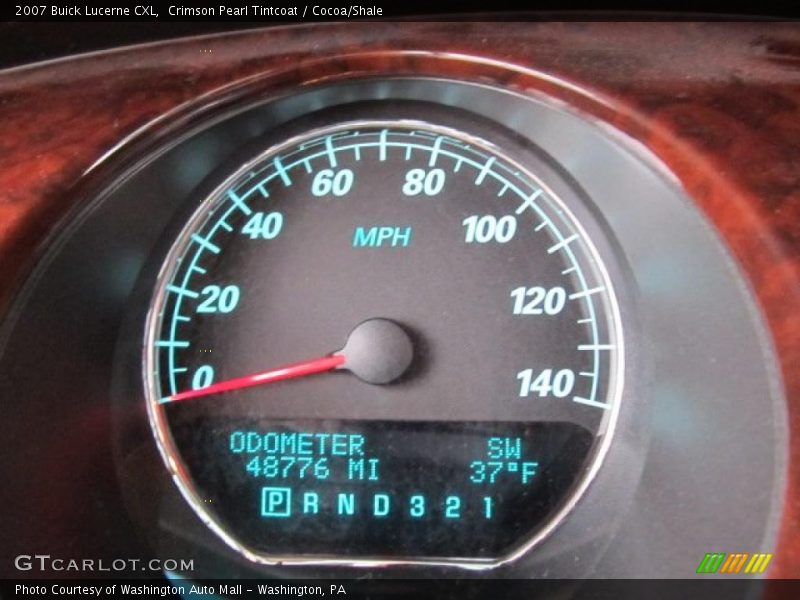 Crimson Pearl Tintcoat / Cocoa/Shale 2007 Buick Lucerne CXL