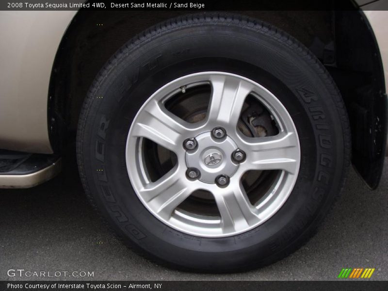 Desert Sand Metallic / Sand Beige 2008 Toyota Sequoia Limited 4WD