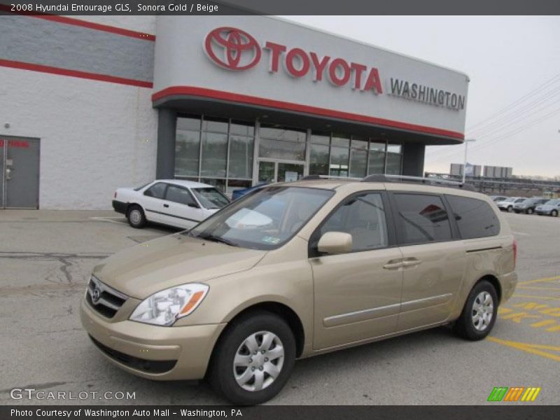 Sonora Gold / Beige 2008 Hyundai Entourage GLS