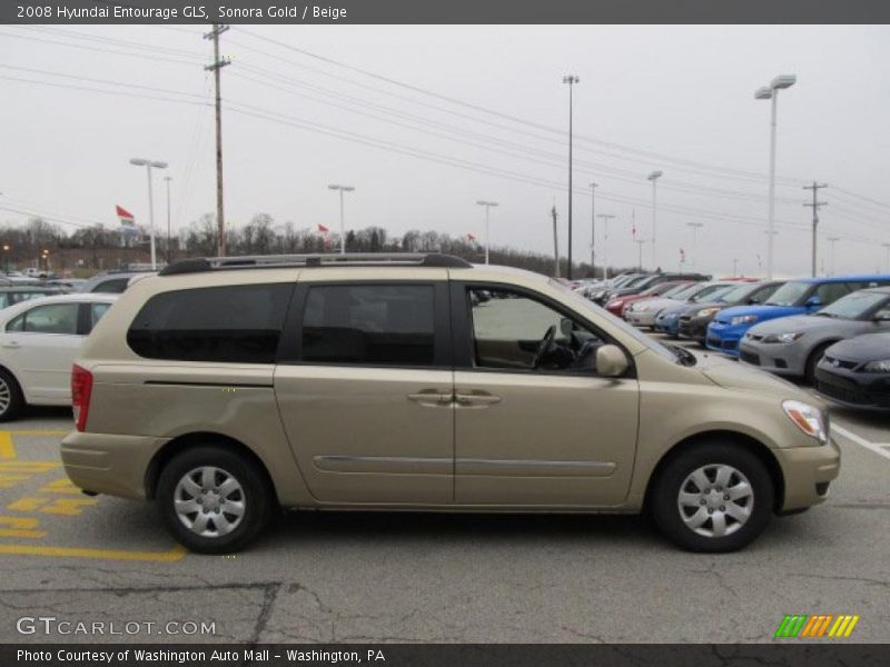 Sonora Gold / Beige 2008 Hyundai Entourage GLS