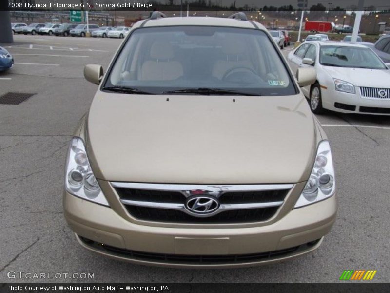 Sonora Gold / Beige 2008 Hyundai Entourage GLS