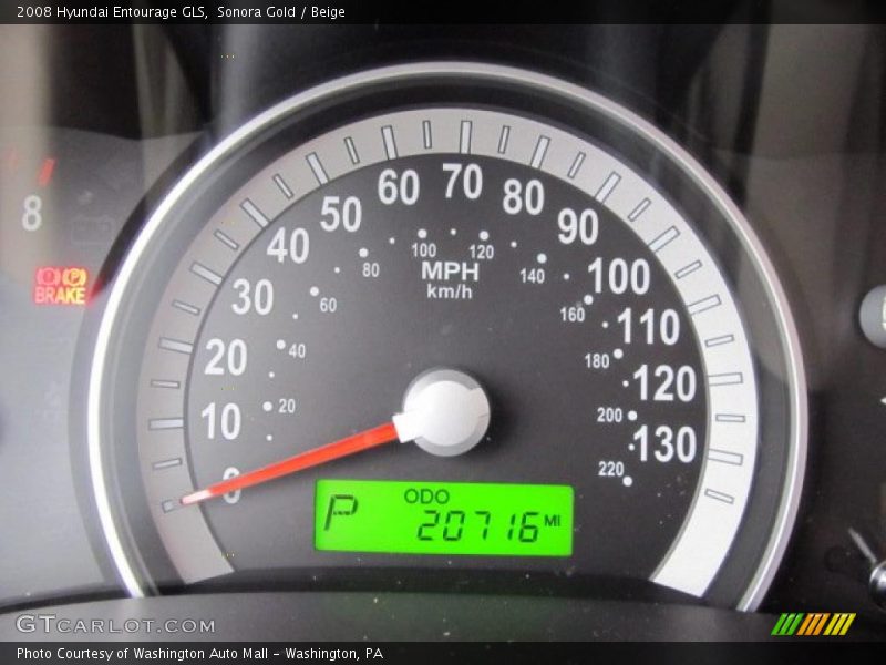 Sonora Gold / Beige 2008 Hyundai Entourage GLS