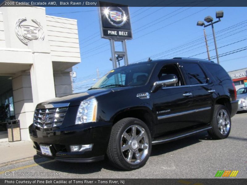 Black Raven / Ebony 2008 Cadillac Escalade AWD