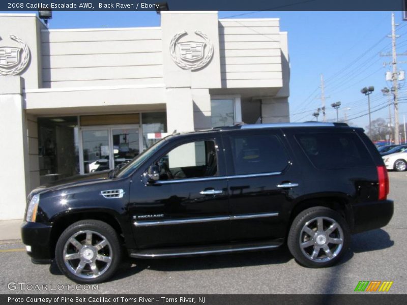 Black Raven / Ebony 2008 Cadillac Escalade AWD