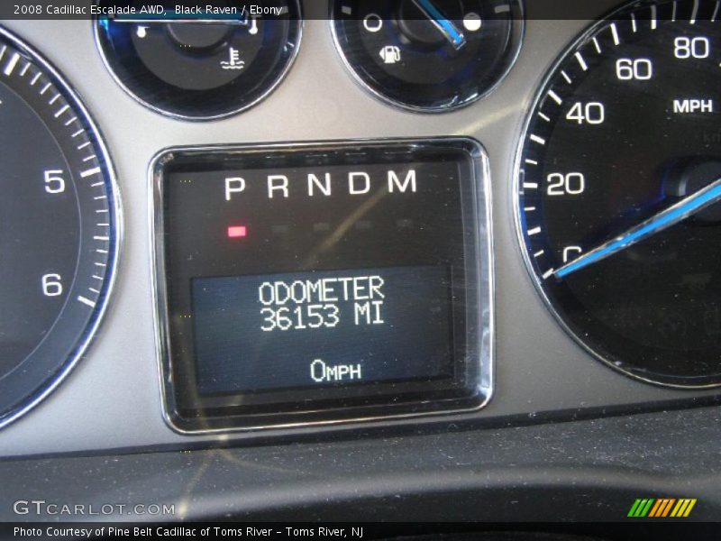 Black Raven / Ebony 2008 Cadillac Escalade AWD