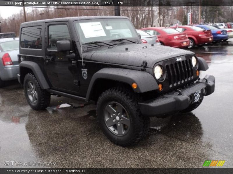 Black / Black 2011 Jeep Wrangler Call of Duty: Black Ops Edition 4x4