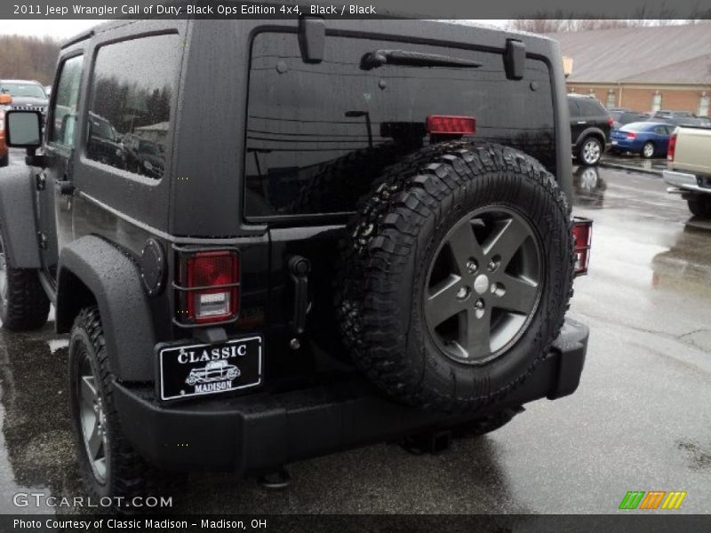Black / Black 2011 Jeep Wrangler Call of Duty: Black Ops Edition 4x4