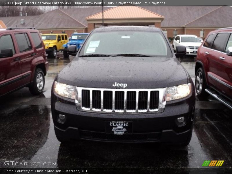 Blackberry Pearl / Dark Graystone/Medium Graystone 2011 Jeep Grand Cherokee Laredo 4x4