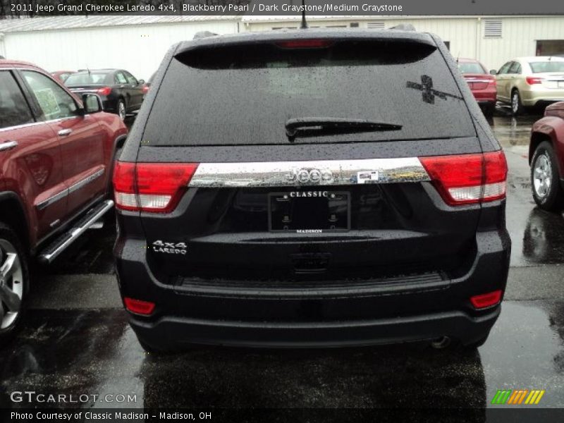 Blackberry Pearl / Dark Graystone/Medium Graystone 2011 Jeep Grand Cherokee Laredo 4x4