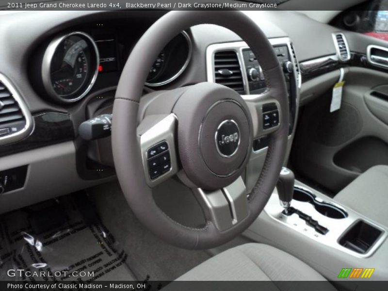 Blackberry Pearl / Dark Graystone/Medium Graystone 2011 Jeep Grand Cherokee Laredo 4x4