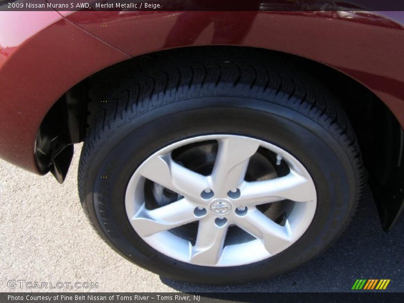 Merlot Metallic / Beige 2009 Nissan Murano S AWD