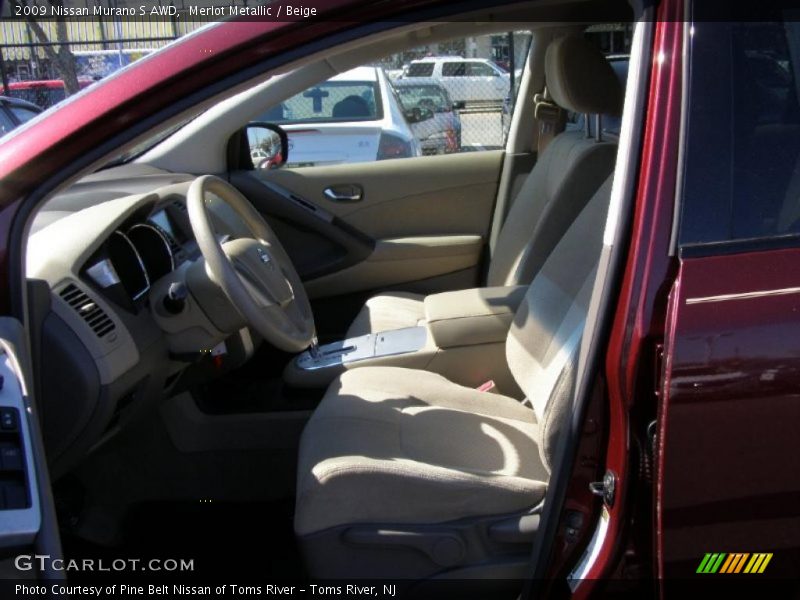 Merlot Metallic / Beige 2009 Nissan Murano S AWD