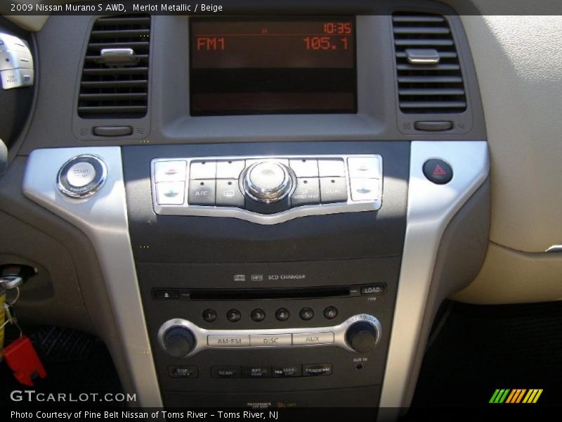 Merlot Metallic / Beige 2009 Nissan Murano S AWD