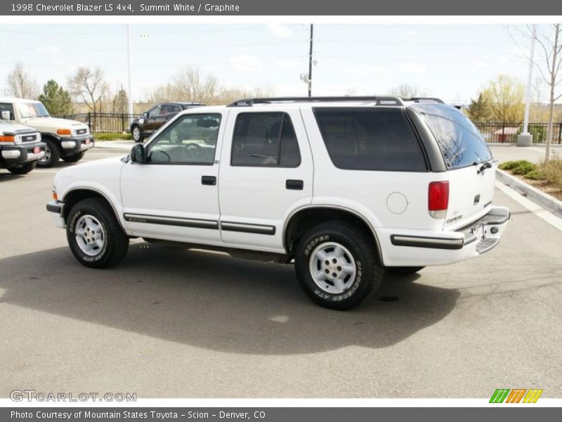 Summit White / Graphite 1998 Chevrolet Blazer LS 4x4