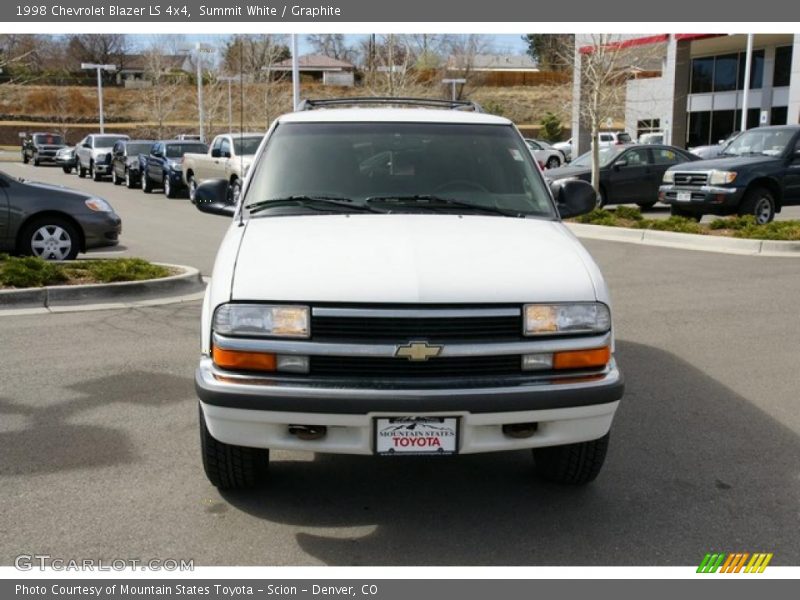 Summit White / Graphite 1998 Chevrolet Blazer LS 4x4