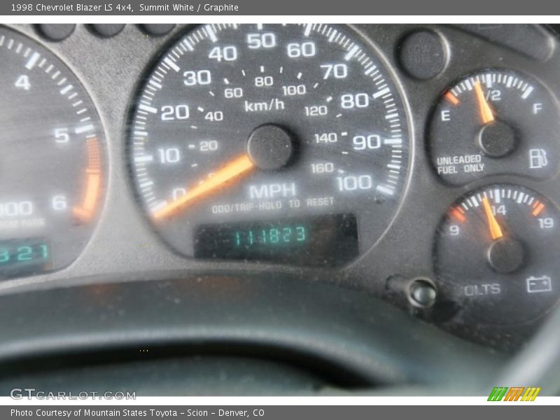 Summit White / Graphite 1998 Chevrolet Blazer LS 4x4
