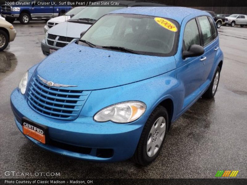 Surf Blue Pearl / Pastel Slate Gray 2008 Chrysler PT Cruiser LX
