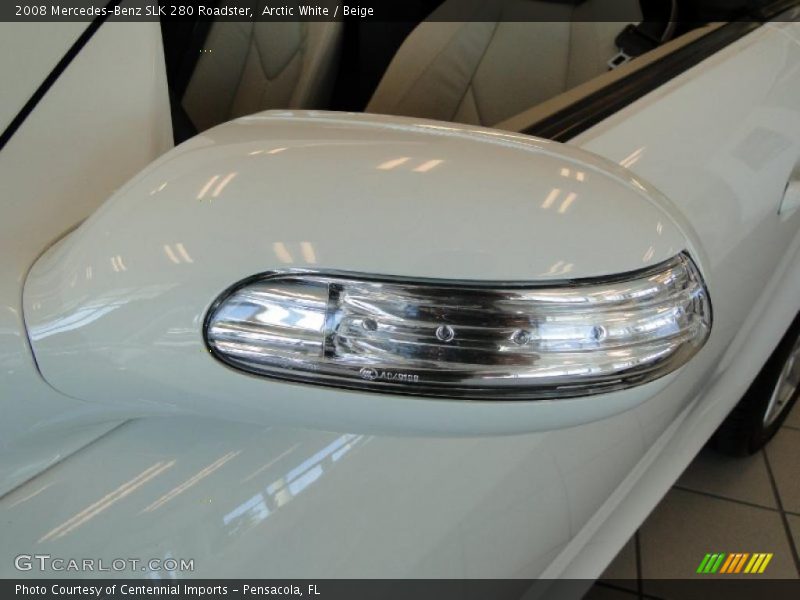 Arctic White / Beige 2008 Mercedes-Benz SLK 280 Roadster