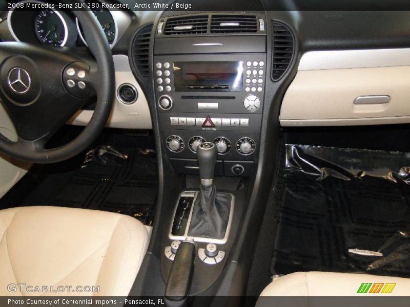 Arctic White / Beige 2008 Mercedes-Benz SLK 280 Roadster