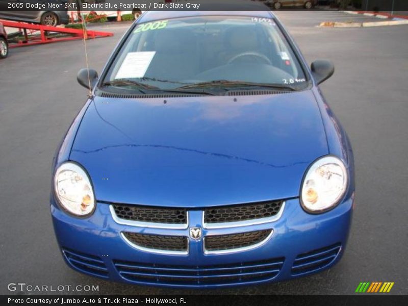 Electric Blue Pearlcoat / Dark Slate Gray 2005 Dodge Neon SXT