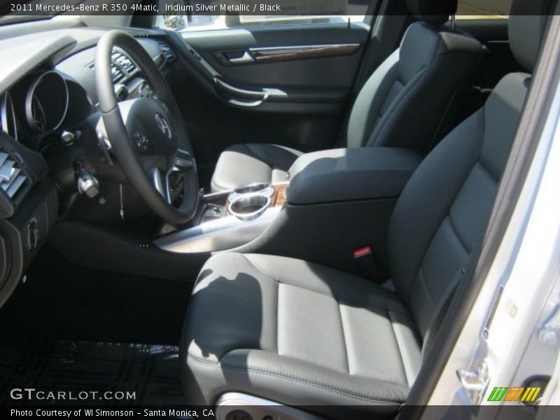 Iridium Silver Metallic / Black 2011 Mercedes-Benz R 350 4Matic
