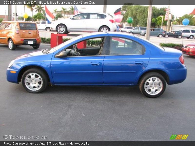 Electric Blue Pearlcoat / Dark Slate Gray 2005 Dodge Neon SXT