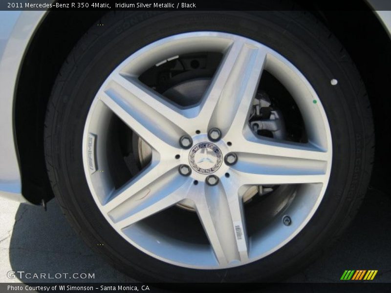 Iridium Silver Metallic / Black 2011 Mercedes-Benz R 350 4Matic