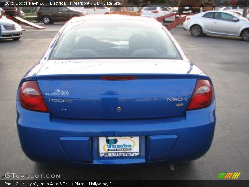 Electric Blue Pearlcoat / Dark Slate Gray 2005 Dodge Neon SXT