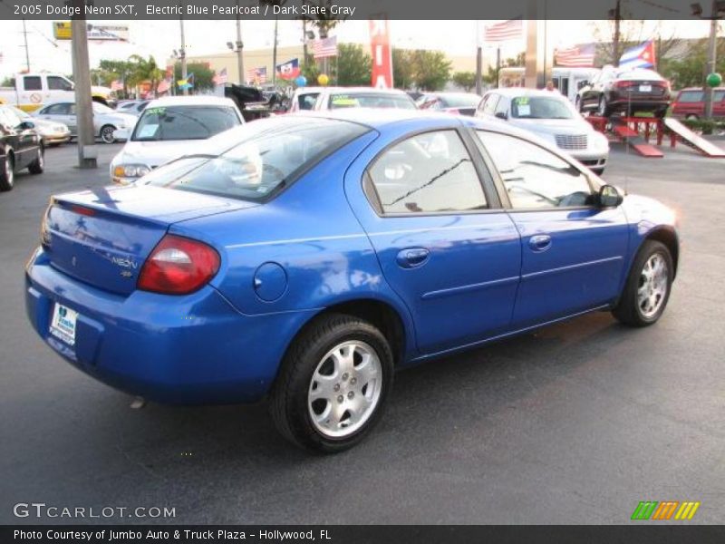 Electric Blue Pearlcoat / Dark Slate Gray 2005 Dodge Neon SXT