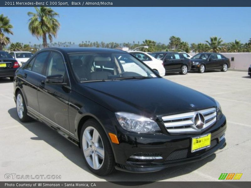Black / Almond/Mocha 2011 Mercedes-Benz C 300 Sport