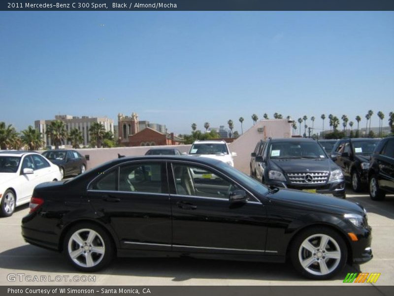 Black / Almond/Mocha 2011 Mercedes-Benz C 300 Sport