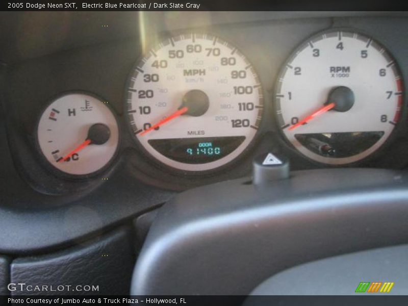 Electric Blue Pearlcoat / Dark Slate Gray 2005 Dodge Neon SXT