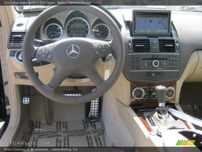 Black / Almond/Mocha 2011 Mercedes-Benz C 300 Sport