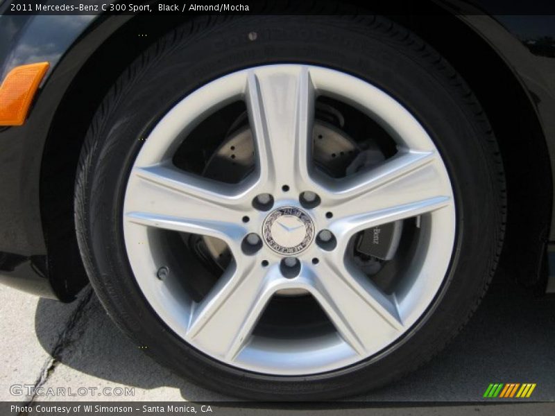 Black / Almond/Mocha 2011 Mercedes-Benz C 300 Sport
