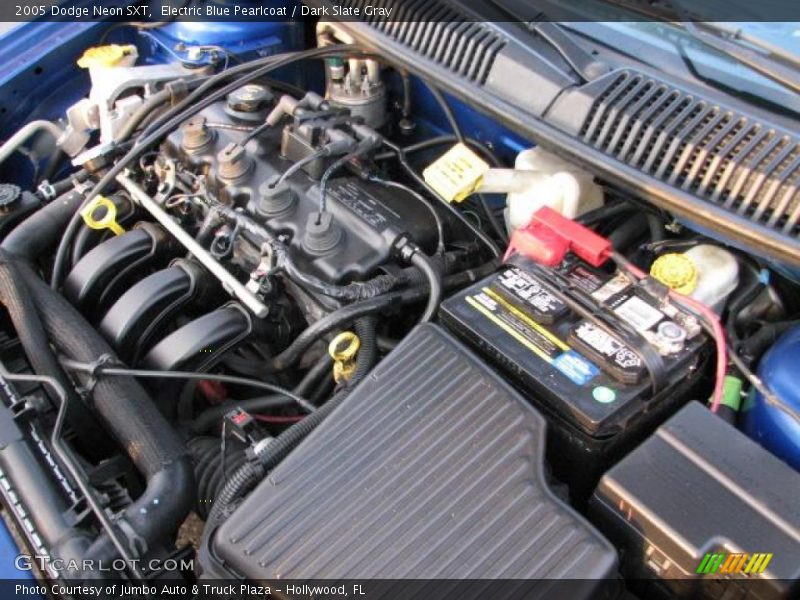Electric Blue Pearlcoat / Dark Slate Gray 2005 Dodge Neon SXT