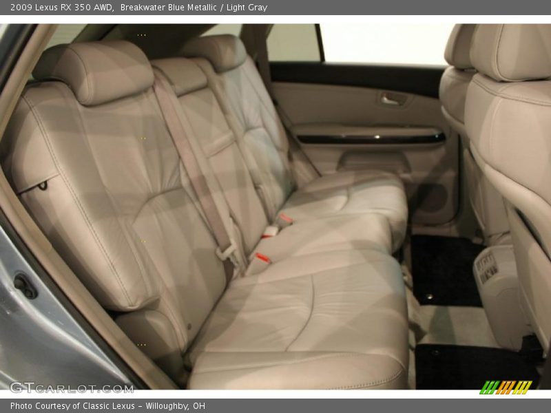 Breakwater Blue Metallic / Light Gray 2009 Lexus RX 350 AWD