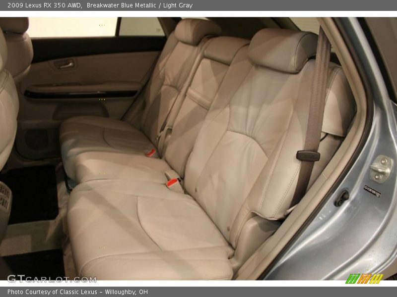 Breakwater Blue Metallic / Light Gray 2009 Lexus RX 350 AWD