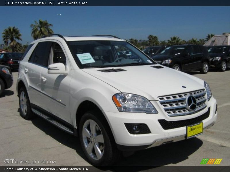 Arctic White / Ash 2011 Mercedes-Benz ML 350