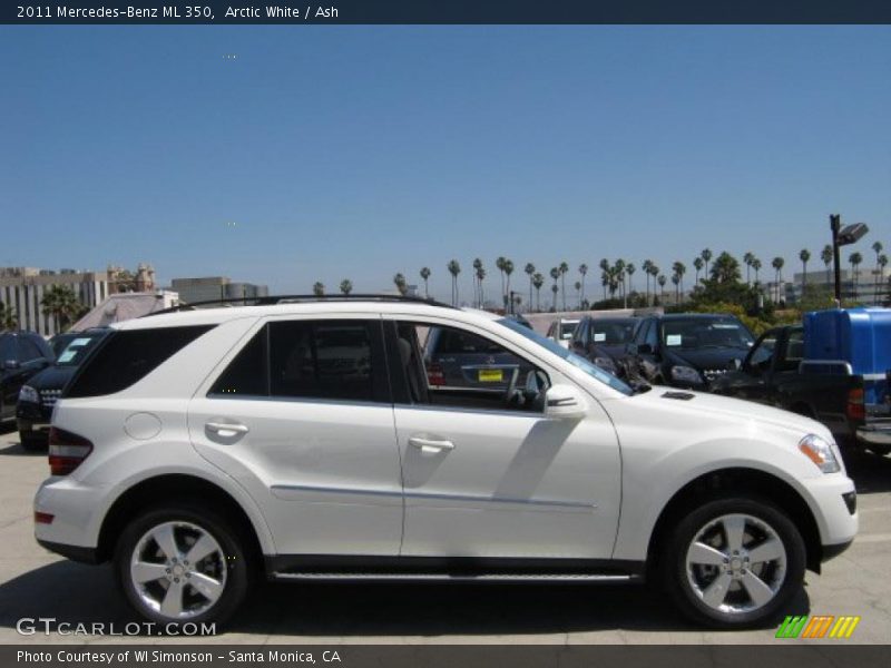 Arctic White / Ash 2011 Mercedes-Benz ML 350