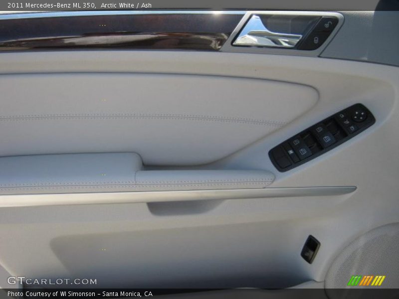 Arctic White / Ash 2011 Mercedes-Benz ML 350