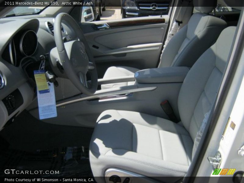 Arctic White / Ash 2011 Mercedes-Benz ML 350