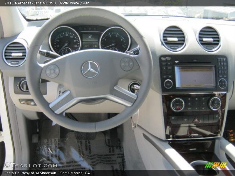 Arctic White / Ash 2011 Mercedes-Benz ML 350