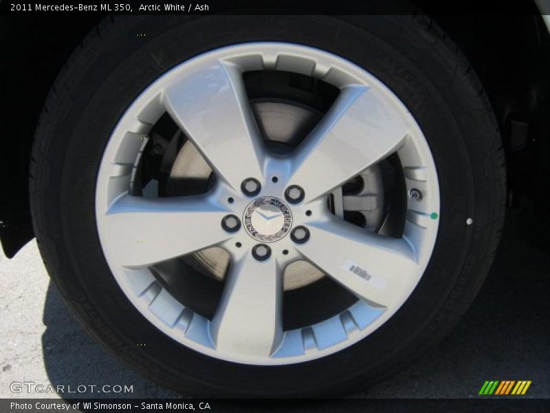 Arctic White / Ash 2011 Mercedes-Benz ML 350