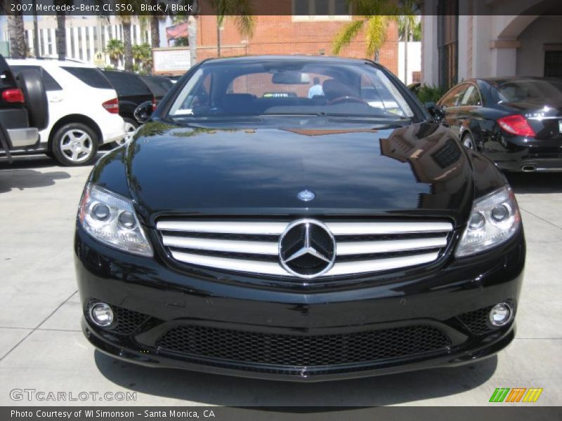 Black / Black 2007 Mercedes-Benz CL 550