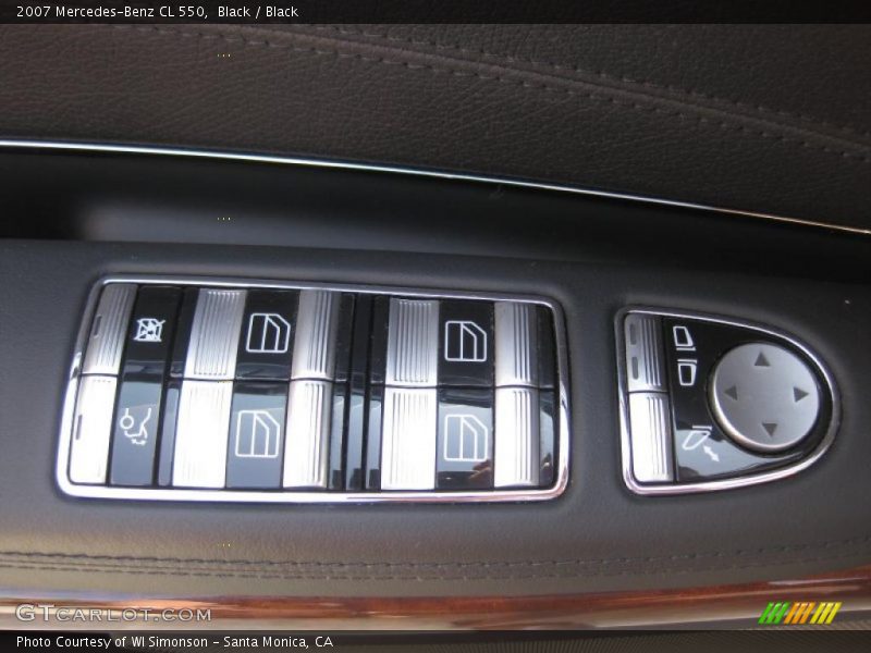 Black / Black 2007 Mercedes-Benz CL 550
