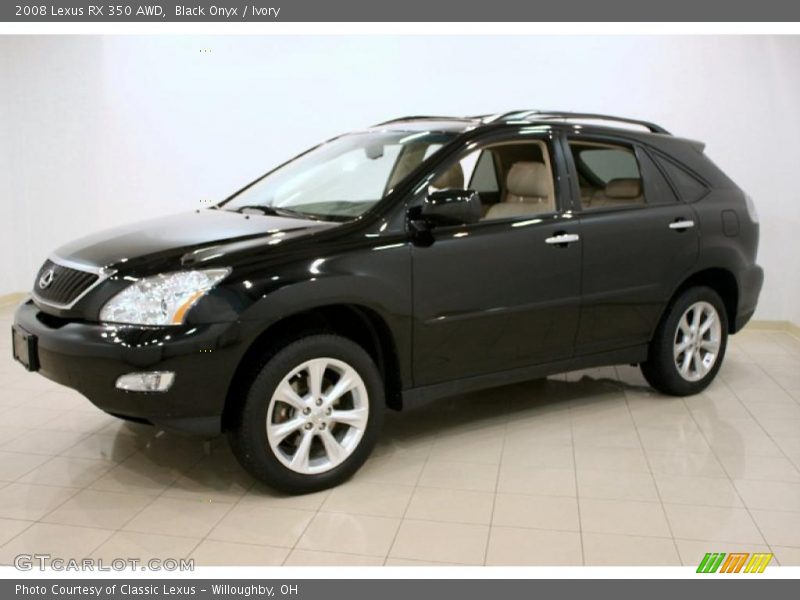 Black Onyx / Ivory 2008 Lexus RX 350 AWD