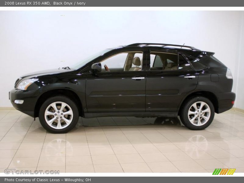 Black Onyx / Ivory 2008 Lexus RX 350 AWD
